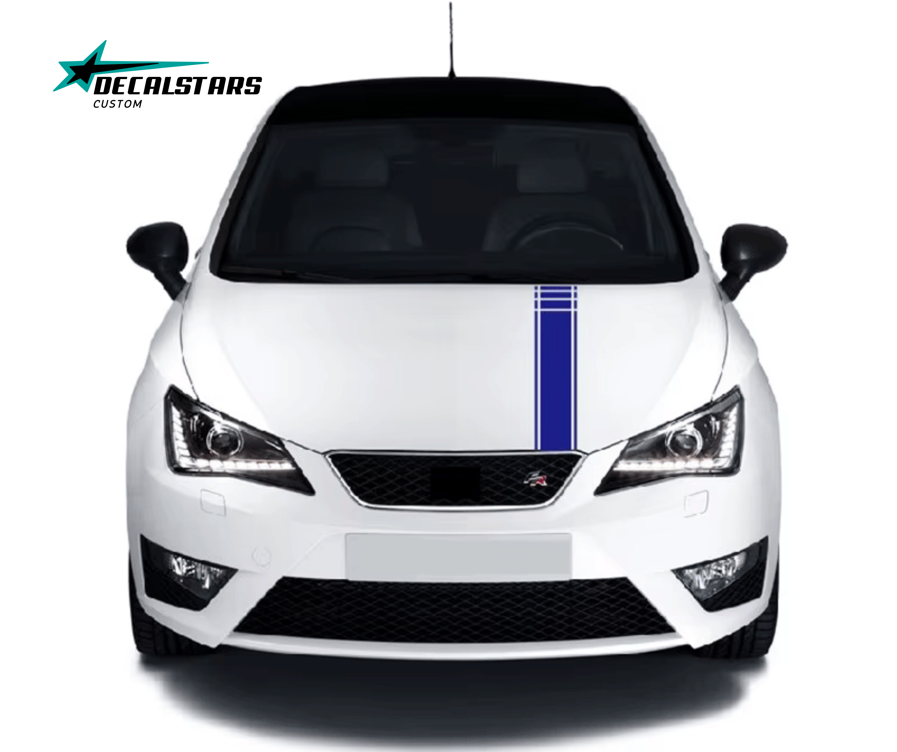 Autocollant pour Voiture Seat Ibiza - Bande Capot Seat Ibiza - Accessoires Auto pour Seat Ibiza Algerie