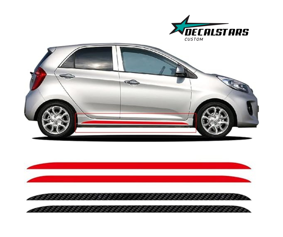 Autocollant GTline Pour Voiture Kia Picanto - Kit Originale Kia Picanto - Accessoires Kia Picanto Algerie - Image 2