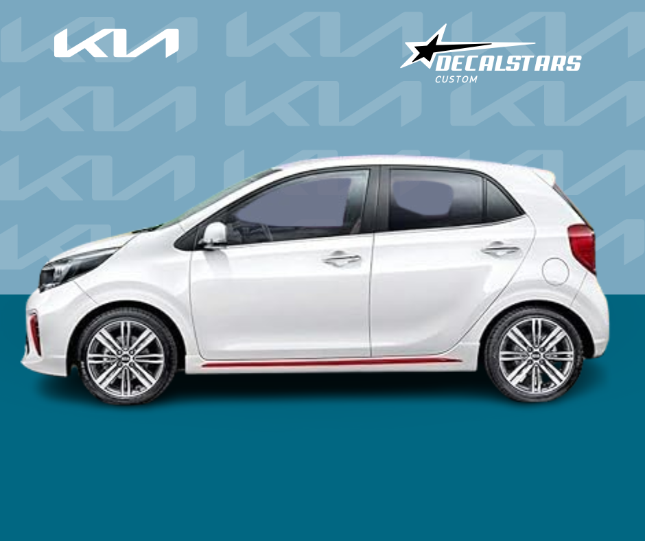 Autocollant GTline Pour Voiture Kia Picanto - Kit Originale Kia Picanto - Accessoires Kia Picanto Algerie