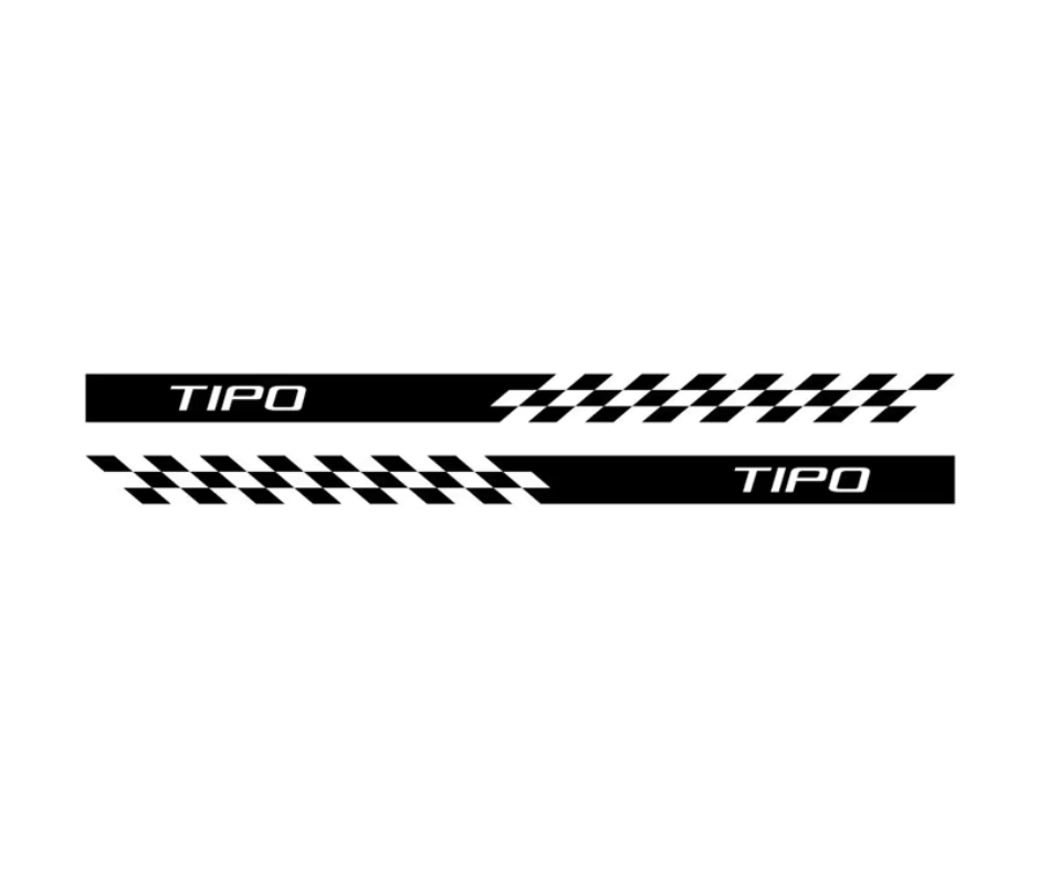 Autocollant Pour Voiture Fiat Tipo - Kit Autocollant latérale pour Fiat Tipo Algerie - Accessoires Auto Algerie - Image 2