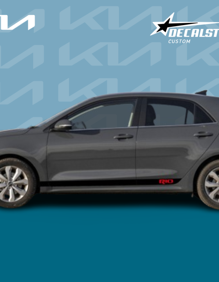 Autocollant Bas de Caisse Pour Voiture Kia Rio Algerie – Kit Originale Kia Rio – Accessoires Auto Algerie