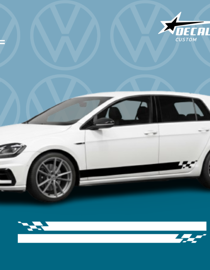 Sticker Bande autocollant pour Volkswagen Golf 7